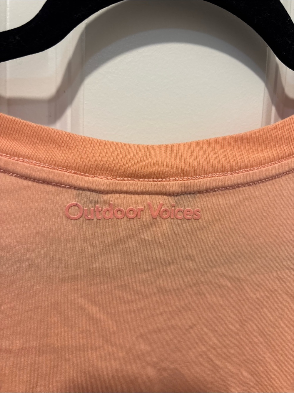 Outdoor Voices Peach Short-Sleeve Crew - Picture 3 of 5